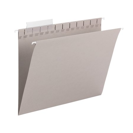 Smead Hanging File Folder, Gray, PK18 64092